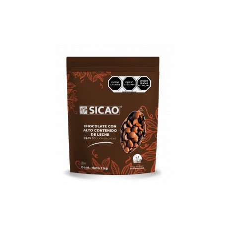 Sicao Chocolate de Leche Botón Diferentes Presentaciones