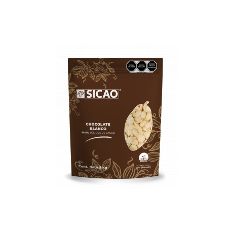 Sicao Chocolate Blanco Botón Diferentes Presentaciones