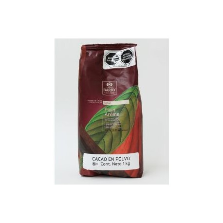 Cacao Barry Polvo de Cocoa Extra Brute 22-24% bolsa 1 Kg.