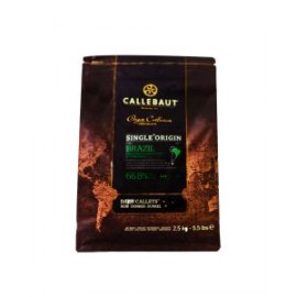 Callebaut Chocolate Brazil 66.8% Callets Bolsa 2.5 Kg.