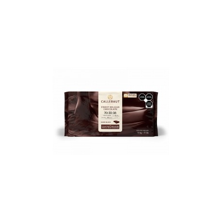 Callebaut Chocolate Amargo 70.4% Marqueta 5 Kg.