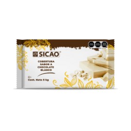 Sicao Sabor Chocolate Blanco (Sucedáneo) Marqueta 5 Kg.