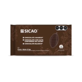 Sicao Chocolate Semi Amargo 52% Block 5 Kg.