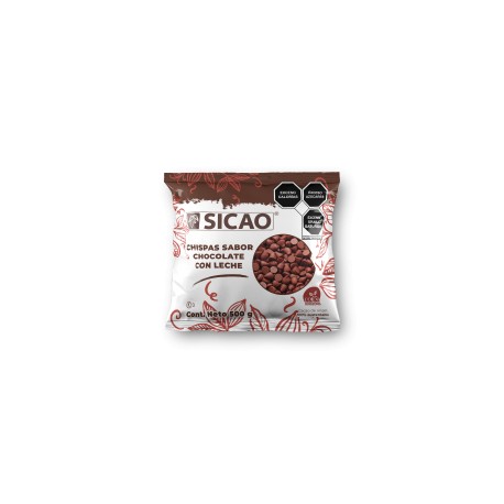 Sicao Chispas Sabor Chocolate de Leche (Sucedáneo) Bolsa 500 Grs.