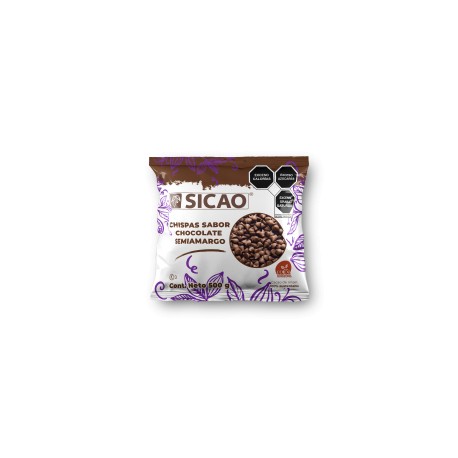 Sicao Chispas Sabor Chocolate Semi Amargo (Sucedáneo) 500 Grs.