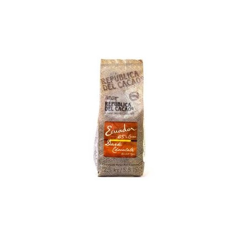 República del Cacao Chocolate Ecuador 65% bolsa 2.5kg