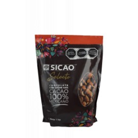 Sicao Selecto Chocolate de Leche Wafer 44% Bolsa 1 Kg.